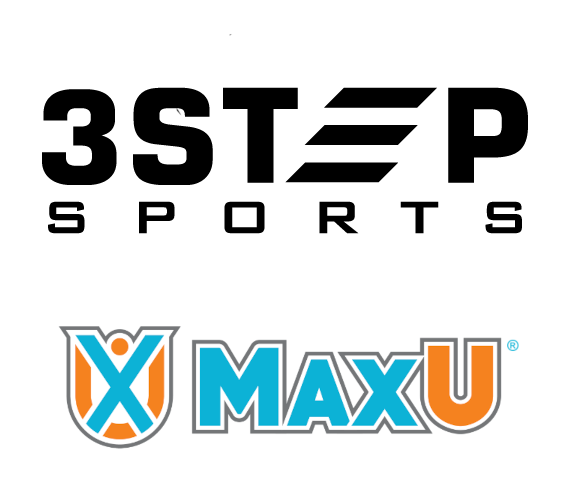 MaxU and 3STEP Sports logos